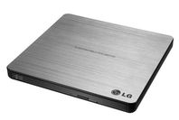 LG 8x USB 2.0 Slimline External DVDRW - Silver
