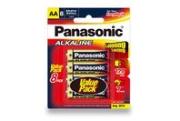 Panasonic AA 8 pack Alkaline Batteries