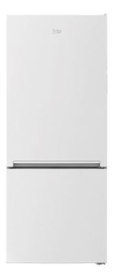 Beko 450l white bottom mount fridge freezer bbm450w