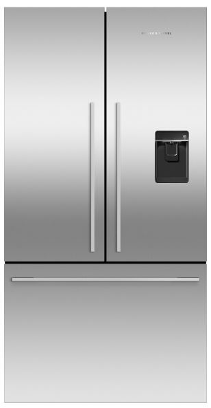 Fisher paykel activesmart fridge 900mm french door with ice water 614l rf610adux5