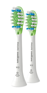 Hx9062 67 sonicare w3 premium white standard sonic toothbrush heads
