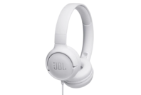 JBL TUNE 500 Wired On-Ear Headphones White