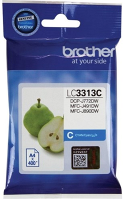 Brother lc3313 c cyan ink cartridge high yield