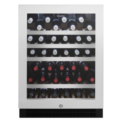 Vintec 50 bottle %28max   bourdeaux%29 wine cabinet   stainless 3