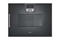 Gaggenau 200 Series Anthracite Built-in Compact Oven with Microwave Function 45cm