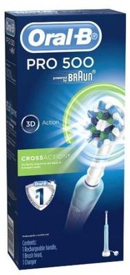 Oral b pro500 rechargable toothbrush pro500