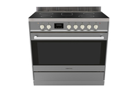 Parmco 900mm Freestanding Stove With Ceramic Cooktop Stainless Steel