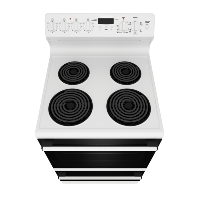 Wle625wc   westinghouse 60cm electric freestanding cooker white with 4 zone coil cooktop %283%29