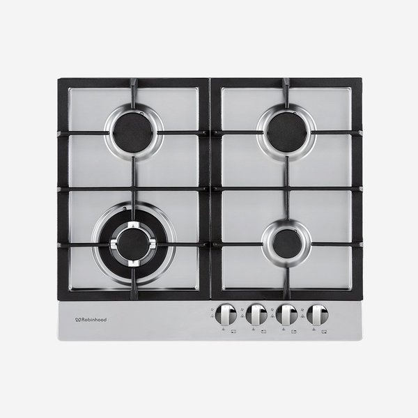 Hga604fkss   robinhood 4 burner gas cooktop