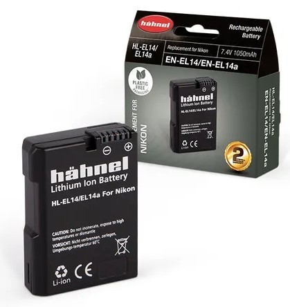 Hn1000202 4   hahnel hl el14 nikon compatible battery en el14 single pack %282%29