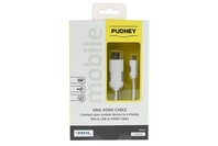 Pudney MHL 2.0 To HDTV HDMI Cable - 2 Metre