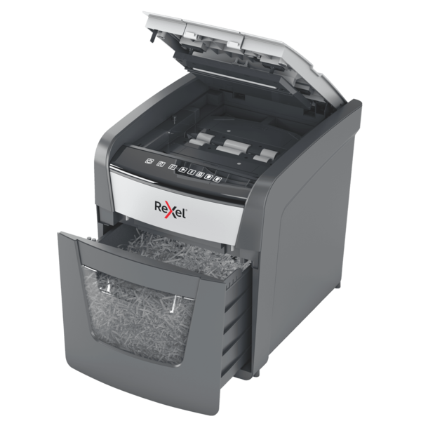 2020050xau   rexel optimum autofeed  50x automatic cross cut paper shredder black %284%29