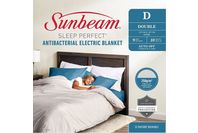 Sunbeam Sleep Perfect Antibacterial Electric Blanket Double