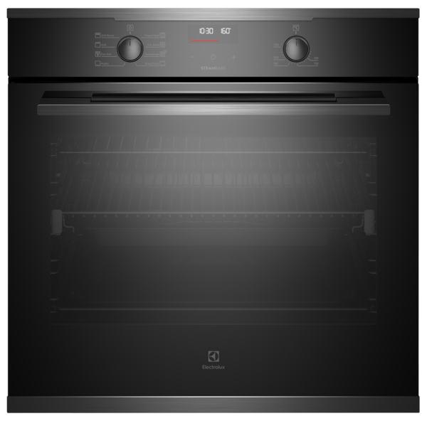 Eve614dse   electrolux 60cm dark stainless steel 8 multifunction oven with steambake %281%29