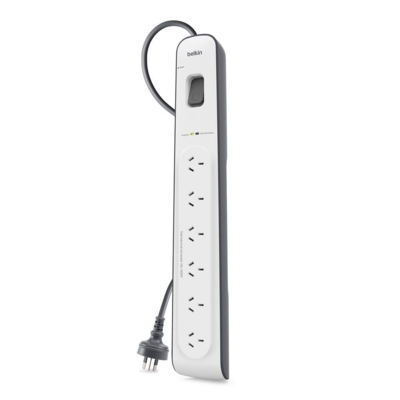 Bsv603au2m   belkin 6 outlet surge protection strip with 2m power cord %282%29
