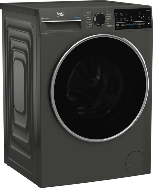 Bflb904adg   beko 9kg autodose front load washing machine with wifi graphite %282%29