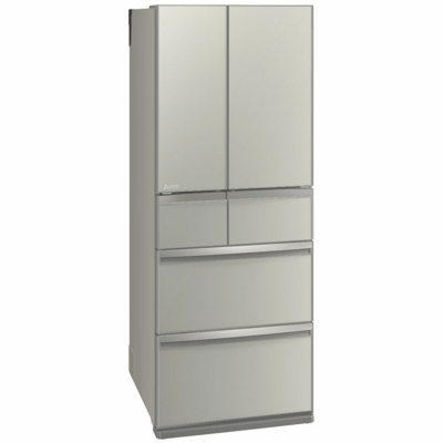 Mr wx470f s a   misubishi 470l four drawer wx470 refrigerator silver %282%29