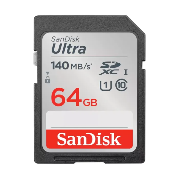 Sdsdunb 064g gn6in   sandisk ultra sdxc 64gb 140mbs uhs i c10 memory card