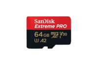 SanDisk 64GB Extreme PRO microSD UHS-I Card with Adapter