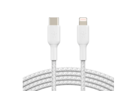Belkin Boost Charge Braided USB-C to Lightning Cable 2m White
