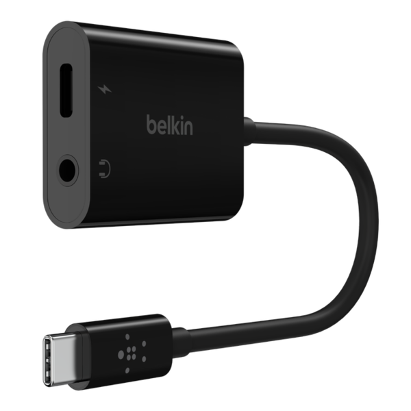 Npa004btbk   belkin rockstar 3.5mm audio   usb c charge adapter %281%29