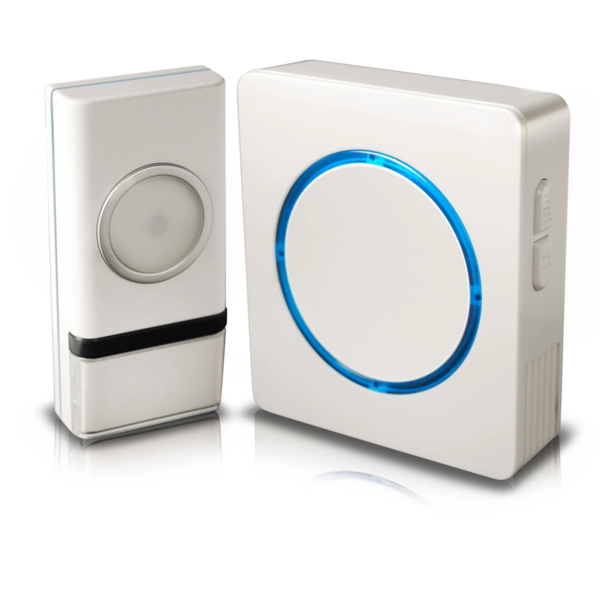Swhom dc810b   swann wireless door chime with compact backlit design