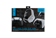 Nyko PS5 Deluxe Master Pak (Headset, Charging Station, Controller Skin, Thumbstick Caps)