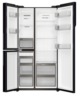 Hrf575xc   haier three door side by side refrigerator freezer  90.5cm  575l %282%29