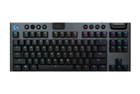 Logitech G915 TKL Tenkeyless Lightspeed Wireless Gaming Keyboard Tactile - Black