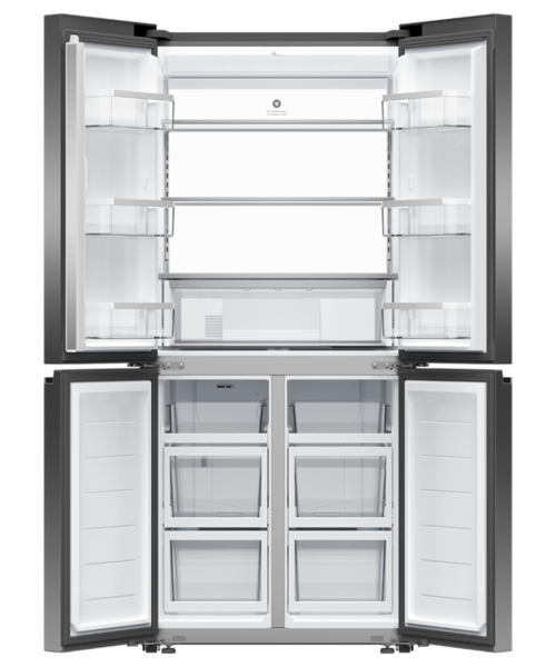 Rf500qnb1   fisher   paykel quad door fridge freezer 498l black stainless steel %283%29