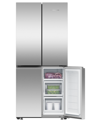 Rf500qnx1   fisher   paykel quad door fridge freezer 498l stainless steel %282%29