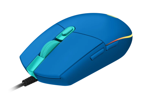 910 005792   logitech g203 lightsync mouse   blue 1