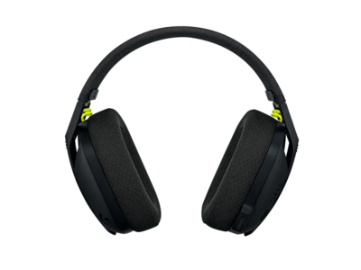 981 001051   logitech g435 lightspeed wireless gaming headset   black and neon yellow 1
