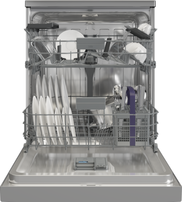 Bdfb1420x   beko 14 place setting freestanding dishwasher platinum steel %282%29