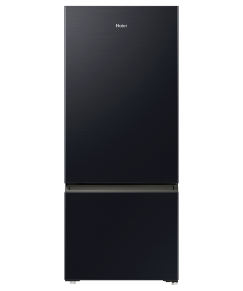 Hrf420bc   haier bottom mount fridge freezer 433l black %281%29