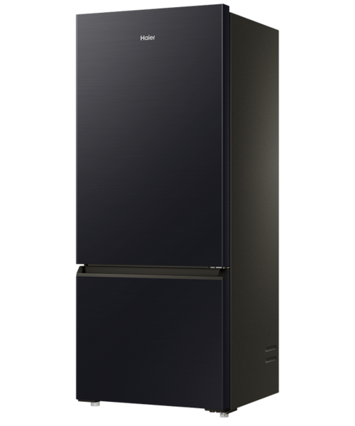 Hrf420bc   haier bottom mount fridge freezer 433l black %282%29