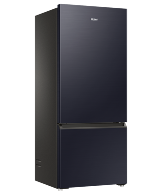 Hrf420bc   haier bottom mount fridge freezer 433l black %283%29