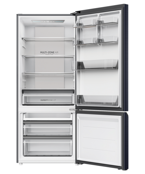 Hrf420bc   haier bottom mount fridge freezer 433l black %286%29