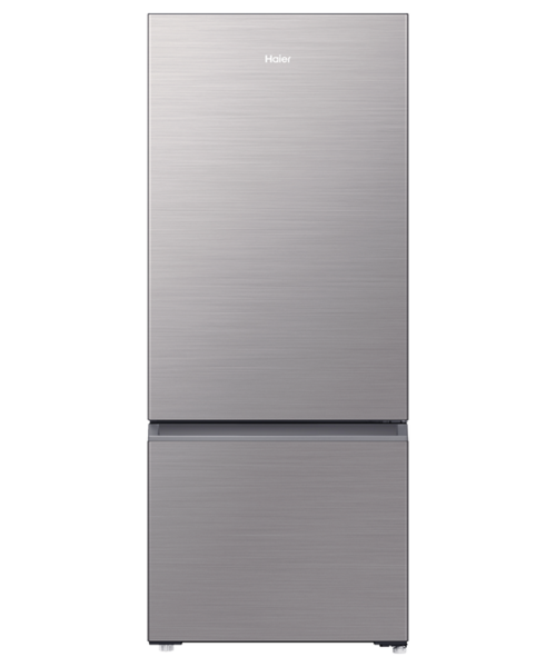 Hrf420bs   haier bottom mount fridge freezer 433l satina %281%29