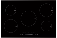 Eurotech 75cm Black Glass Induction Cooktop
