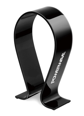 Powerwave acrylic headset stand   black 3