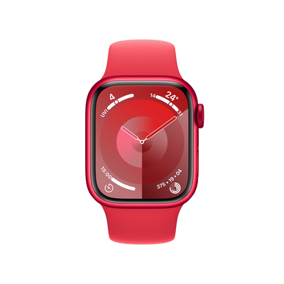 Apple watch series 9 gps 41mm productred aluminium productred sport band pdp image position 2  anz
