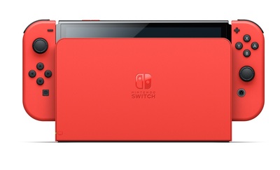 Nintendo switch console oled model   mario red edition 2