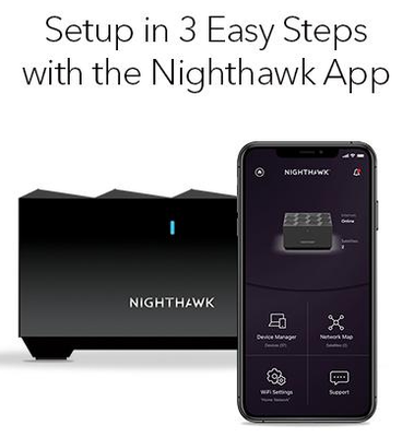Mk72s 100aps   netgear nighthawk dual band wifi 6 mesh system 3.0gbps router   1 satellite %282%29