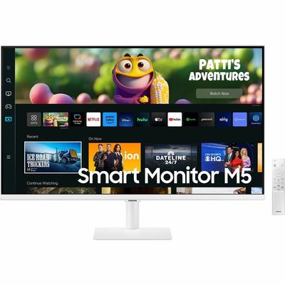 Samsung 27inch m5 smart monitor fhd 1920x1080   white   2023 model   hdr10   usb hub  %28ls32cm801uexxy%29 8