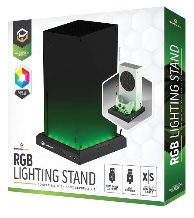 Powerwave xbox series x   s rgb lighting stand 1