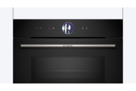 Bosch Series 8 Built-in compact oven with microwave function 60 x 45 cm Black