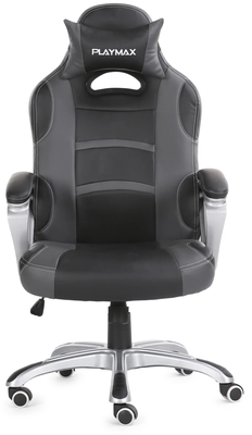 Pgcgb   playmax gaming chair black and grey %282%29
