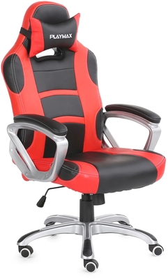 Pgcrb   playmax gaming chair red black %281%29