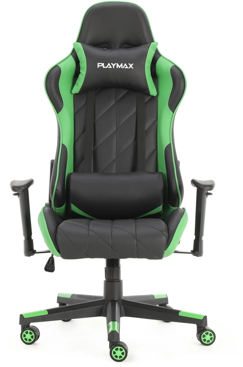 Pegcgrb   playmax elite gaming chair green black %282%29